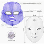 ✨ MÁSCARA FACIAL LED 7 COLORES RECARGABLE | Rejuvenecimiento Facial Profesional en Casa