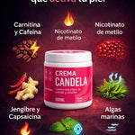 CANDELA DE PIMIENTA ROSA™ 🔥 - Crema Reductora con Efecto Térmico para Celulitis y Flacidez