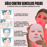 ✨ MÁSCARA FACIAL LED 7 COLORES RECARGABLE | Rejuvenecimiento Facial Profesional en Casa