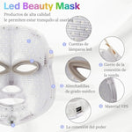 ✨ MÁSCARA FACIAL LED 7 COLORES RECARGABLE | Rejuvenecimiento Facial Profesional en Casa