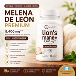 Melena de León Premium 8400mg | Enfoque, Memoria y Claridad Mental 🍄🧠