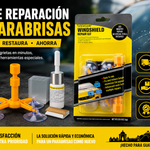 Kit Reparador de Parabrisas Profesional 🚗| Elimina Astillas y Grietas en Minutos