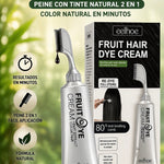 CUBRE CANAS INSTÁNTANEO PRO – Peine con Tinte Natural Fácil de Usar 🌿