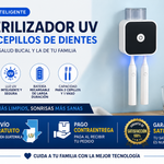 🦷 ESTERILIZADOR UV PARA CEPILLOS DE DIENTES | Higiene Inteligente para Toda la Familia