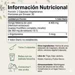 Melena de León Premium 8400mg | Enfoque, Memoria y Claridad Mental 🍄🧠