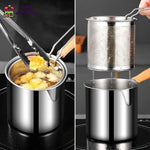 OLLA FREIDORA MULTIUSOS CHEFPRO 3 en 1 DE ACERO INOXIDABLE 🥘 | Escurre, Hierve y Sirve Fácil