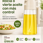 🍳 ACEITERO 2 en 1 PRO | Rocía o vierte aceite con más control