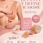 BOOB TAPE 5M | Usa tus escotes favoritos sin tirantes visibles