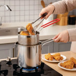 OLLA FREIDORA MULTIUSOS CHEFPRO 3 en 1 DE ACERO INOXIDABLE 🥘 | Escurre, Hierve y Sirve Fácil