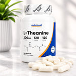 L-THEANINE 200 mg 🍃 | Enfoque Mental, Relajación Natural y Bienestar Diario