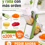 🥗 CORTADOR Y RALLADOR MULTIFUNCIONAL 12 en 1 | Prepara tus comidas en minutos